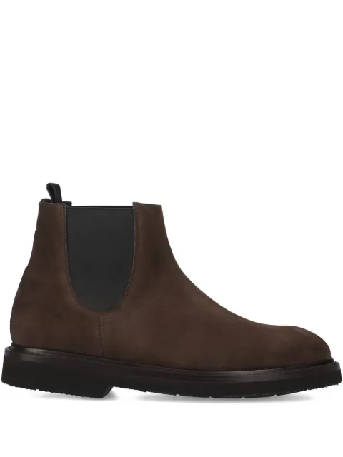 Premiata pull tab suede chelsea boots