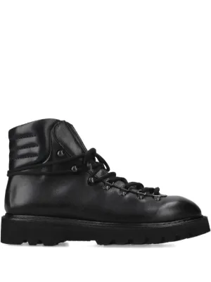 Prada Brixxen Leather Boots | Black | FARFETCH