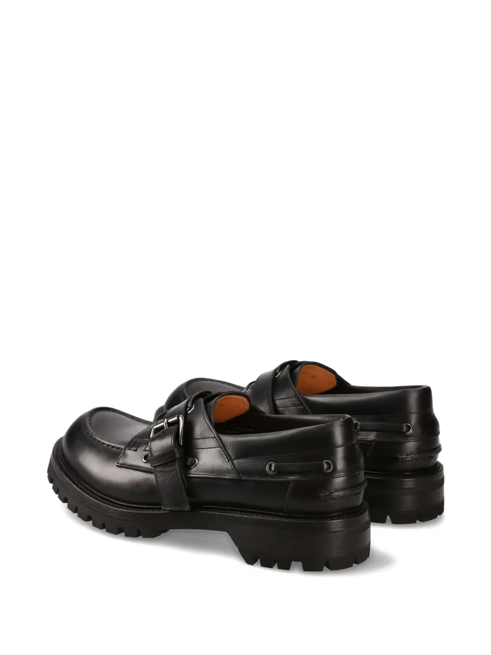 Premiata Loafers met gesp Zwart