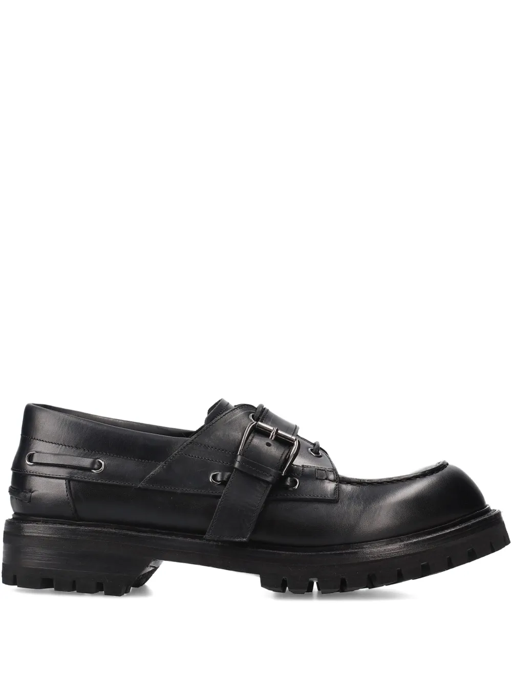 Premiata buckle strap loafers | Black | Image 1