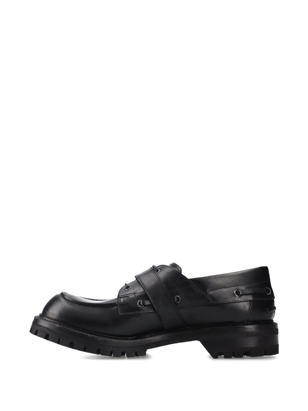 Premiata Loafers met gesp Zwart