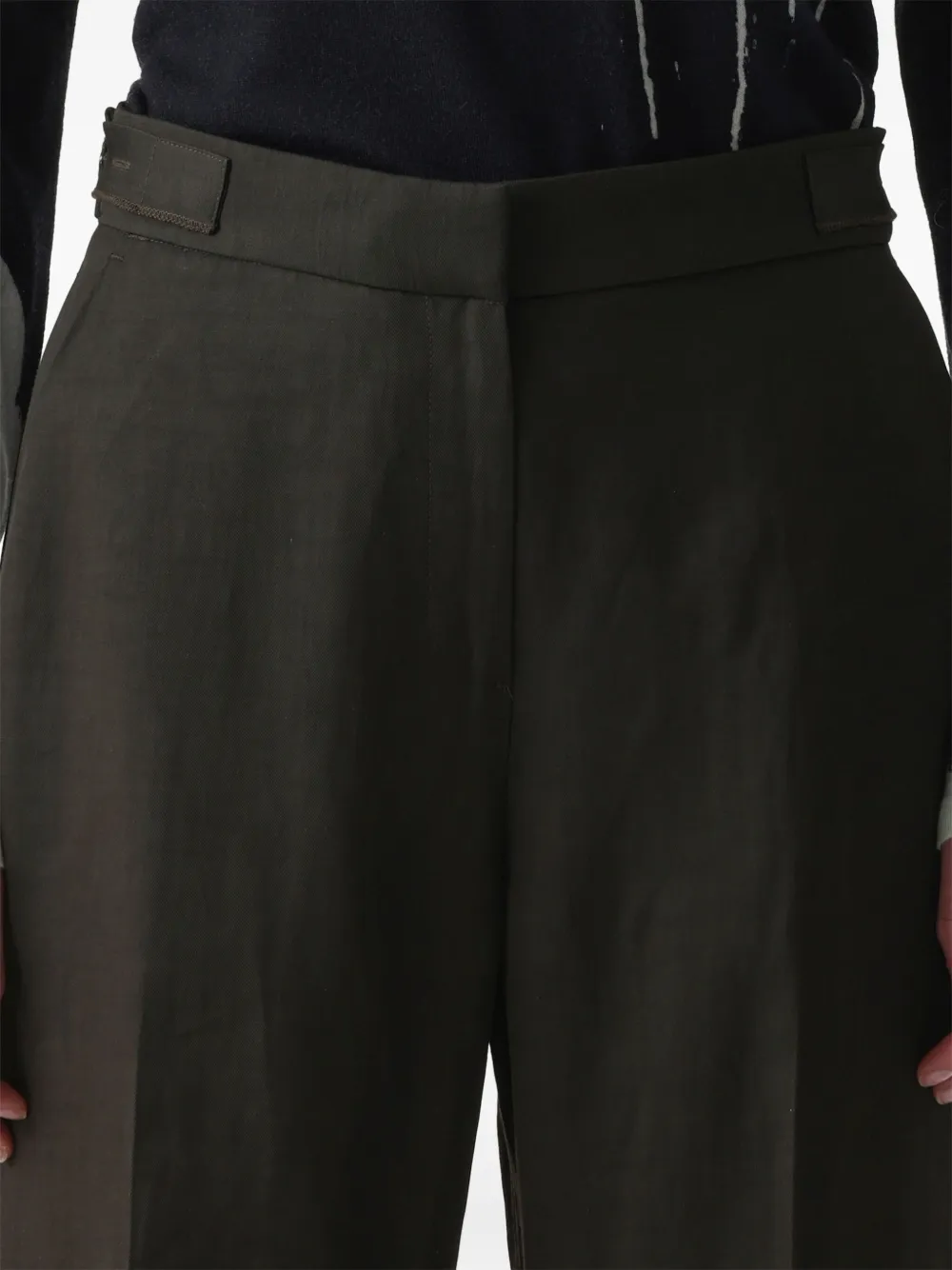  Jason Wu Collection Back-slit-detail Trousers - Green 