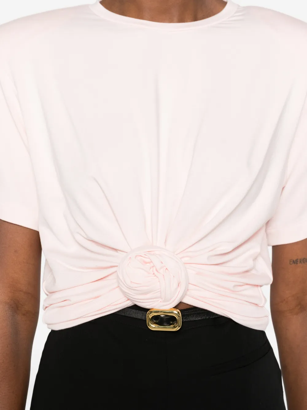 Padded-Shoulders T-Shirt