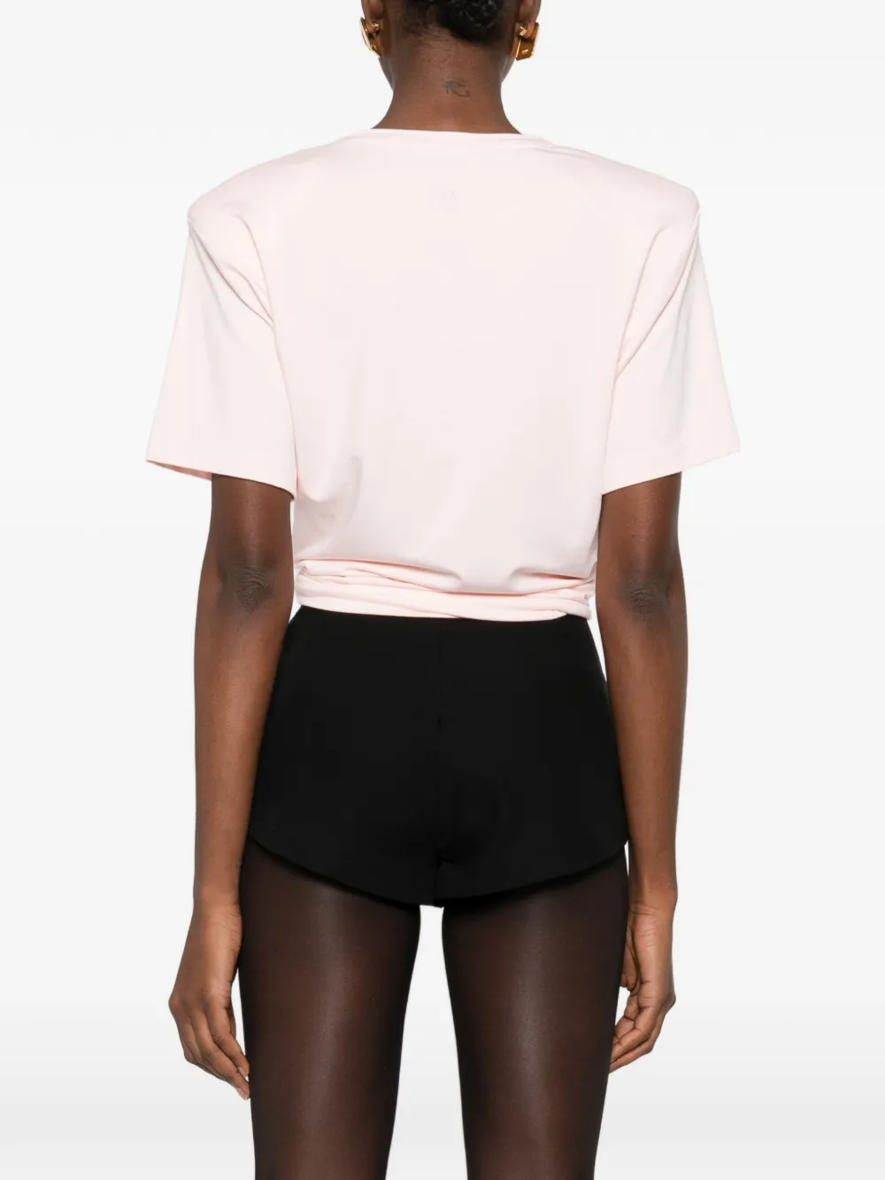 Padded-Shoulders T-Shirt