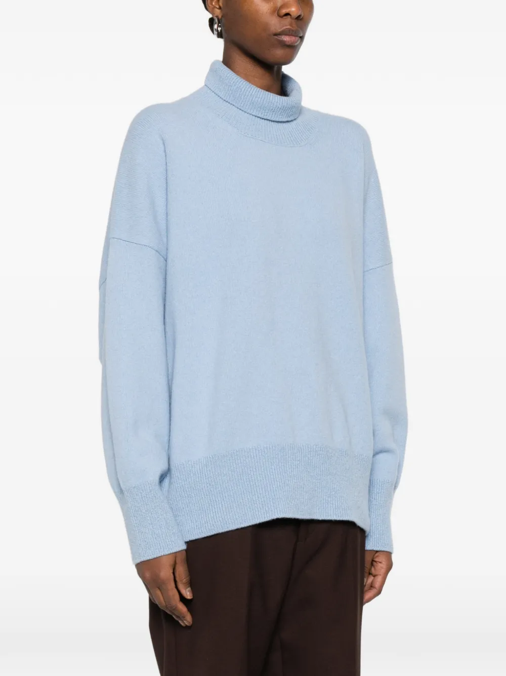  Róhe Turtleneck Sweater - Blue 