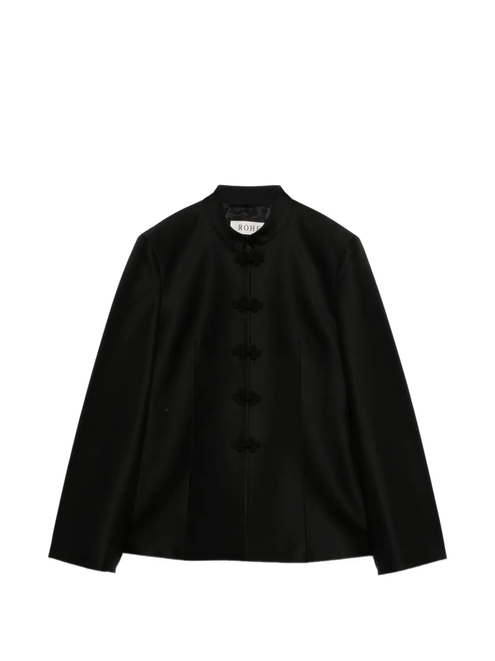 Róhe mandarin hourglass blazer - Nero