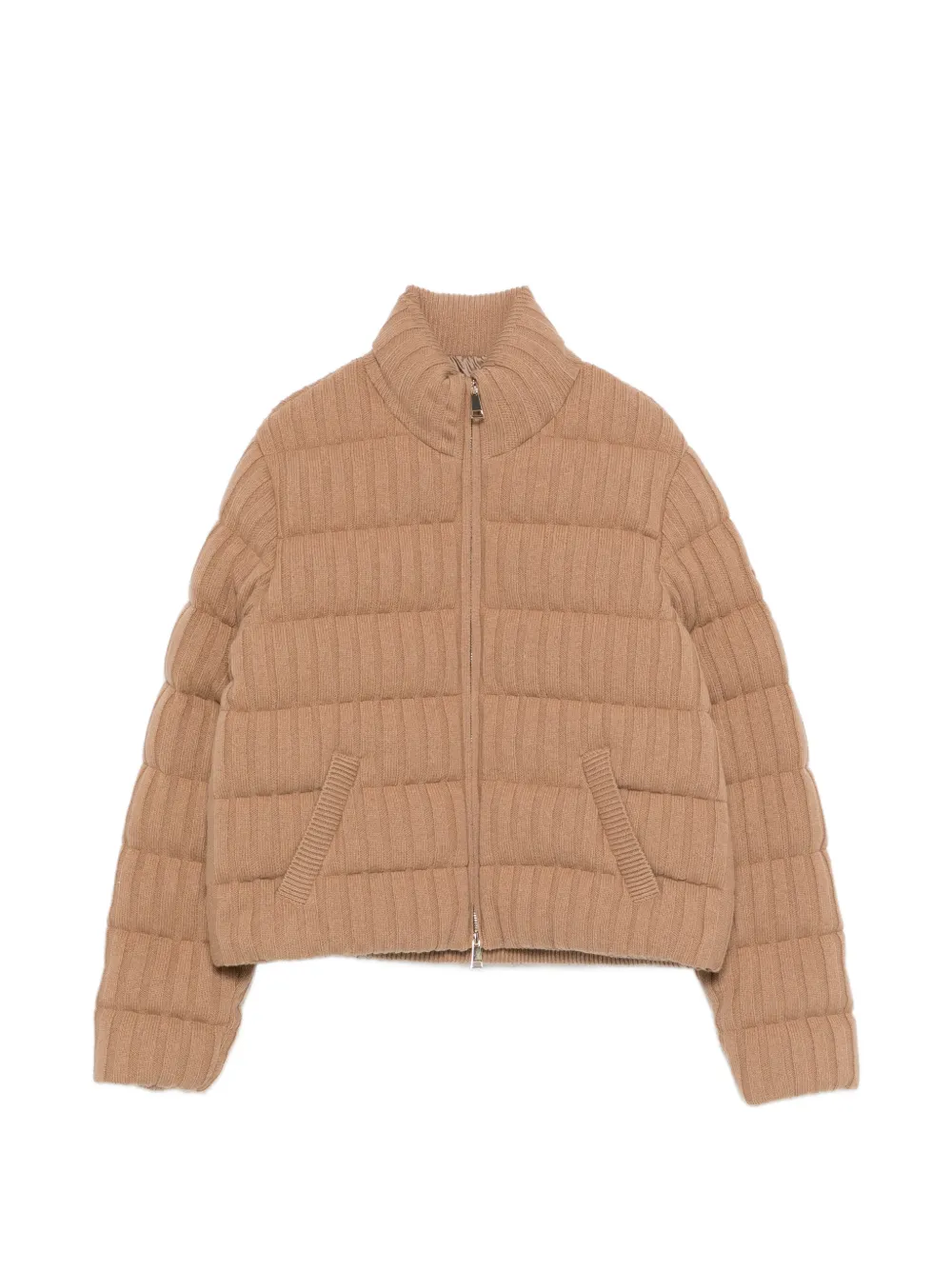 Moncler Gewatteerd jack met rits Beige