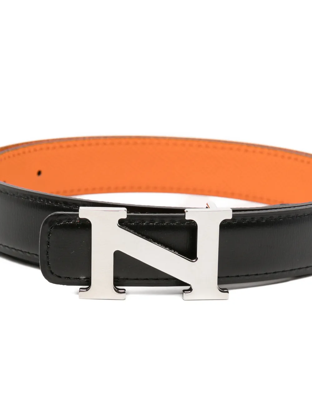 Neighborhood Leren riem Zwart