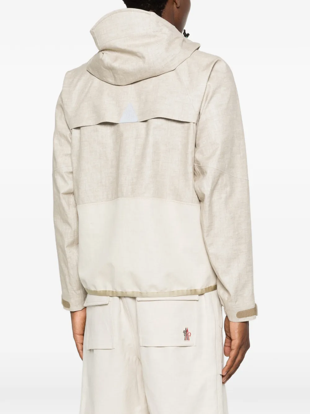 Moncler Grenoble Blagnac jack met capuchon Beige