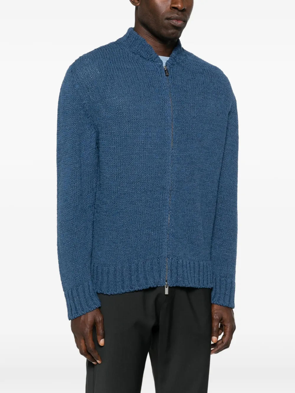  Barena Zip-fastening Cardigan - Blue 
