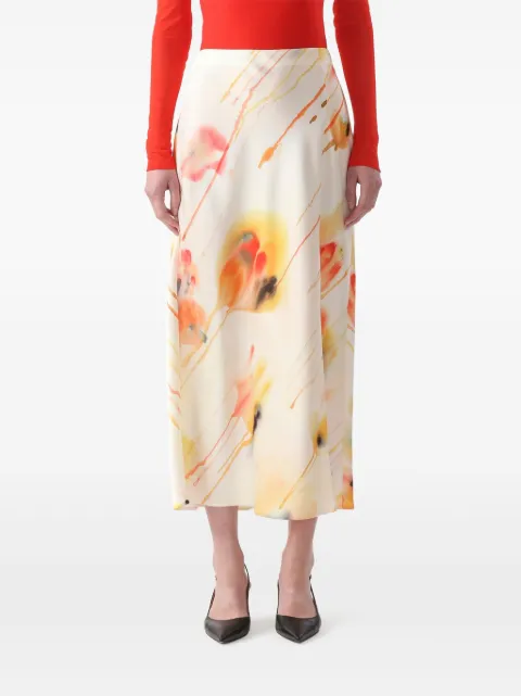 Jason Wu Collection floral-print pencil skirt