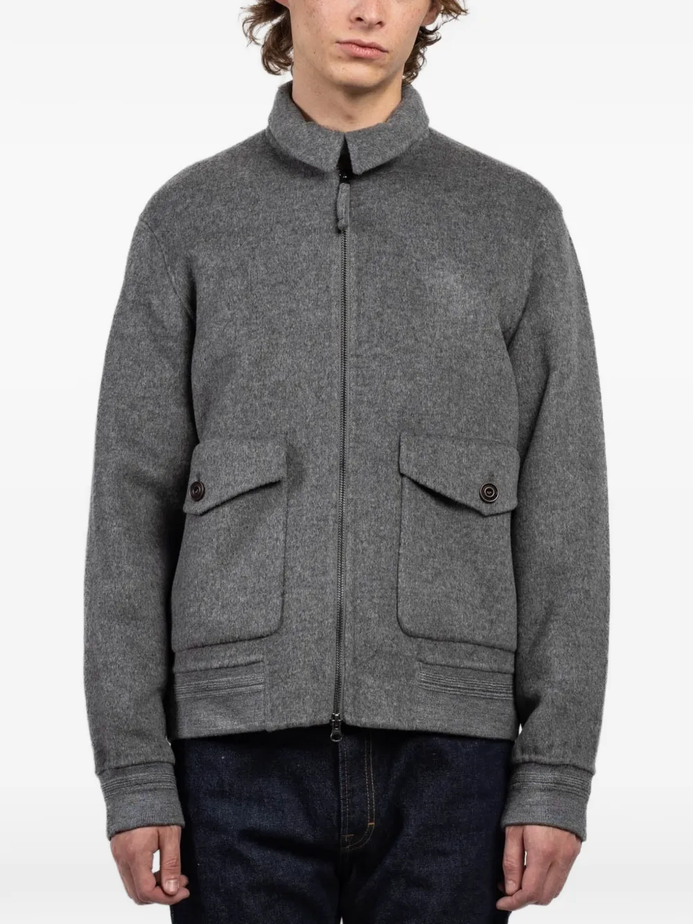HARTFORD Doug zip pocket jacket - Grigio
