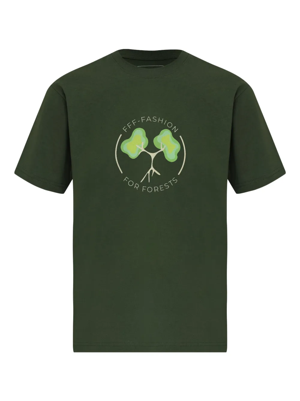 Amir Slama graphic-print T-shirt | Green | Image 1