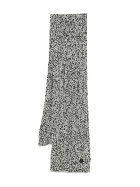 Moncler logo-patch scarf