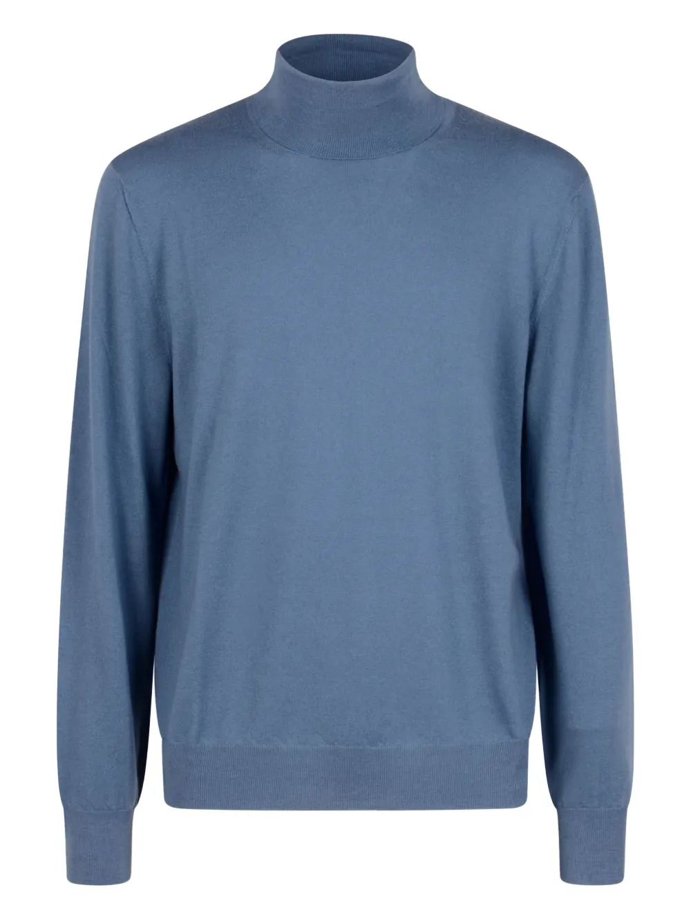 Canali roll-neck knitted sweater | Blue | Image 1