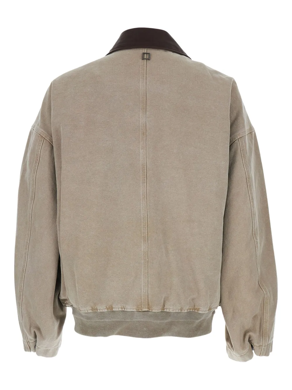 Wooyoungmi contrasting collar distressed jacket | Bomber Jackets | Image 2