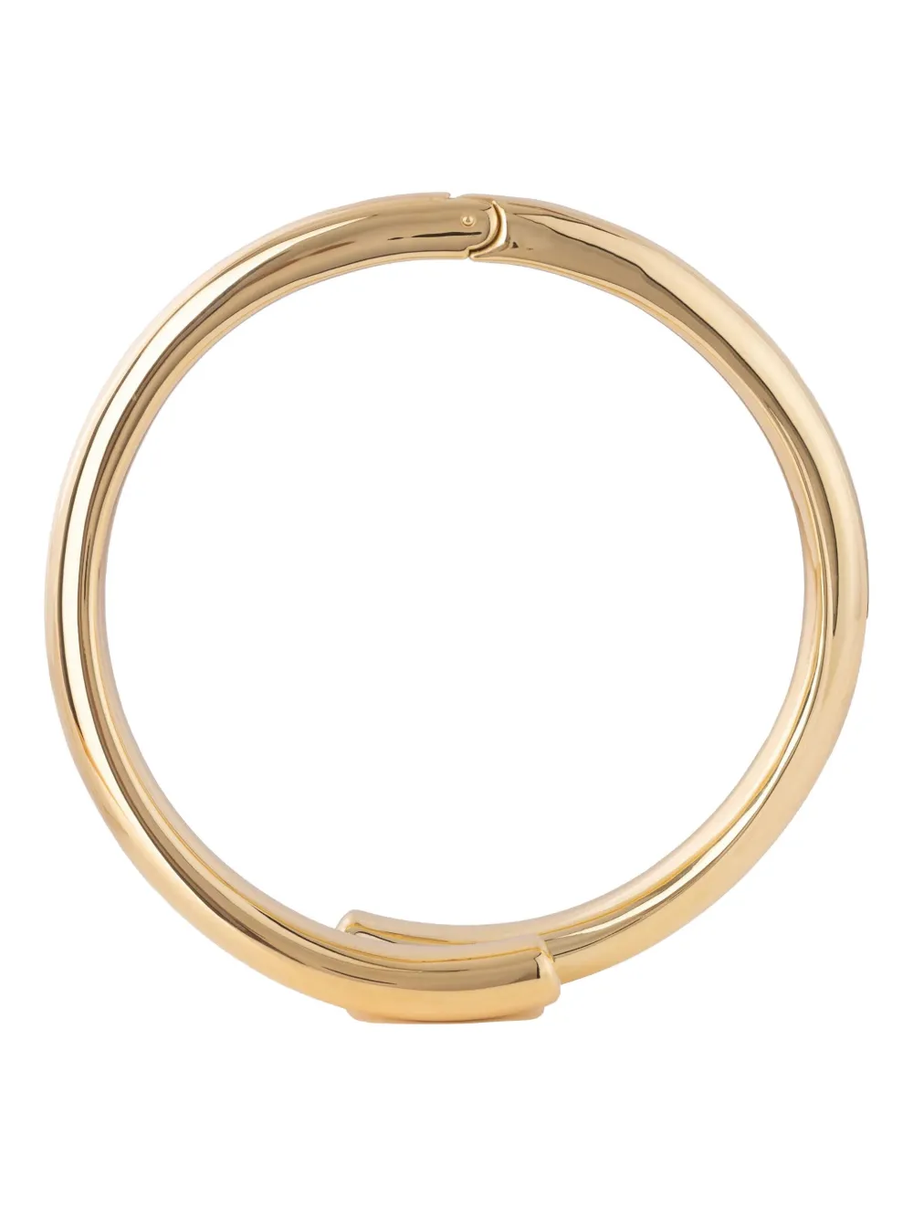 Federica Tosi Tube Hinge Choker Necklace In Gold