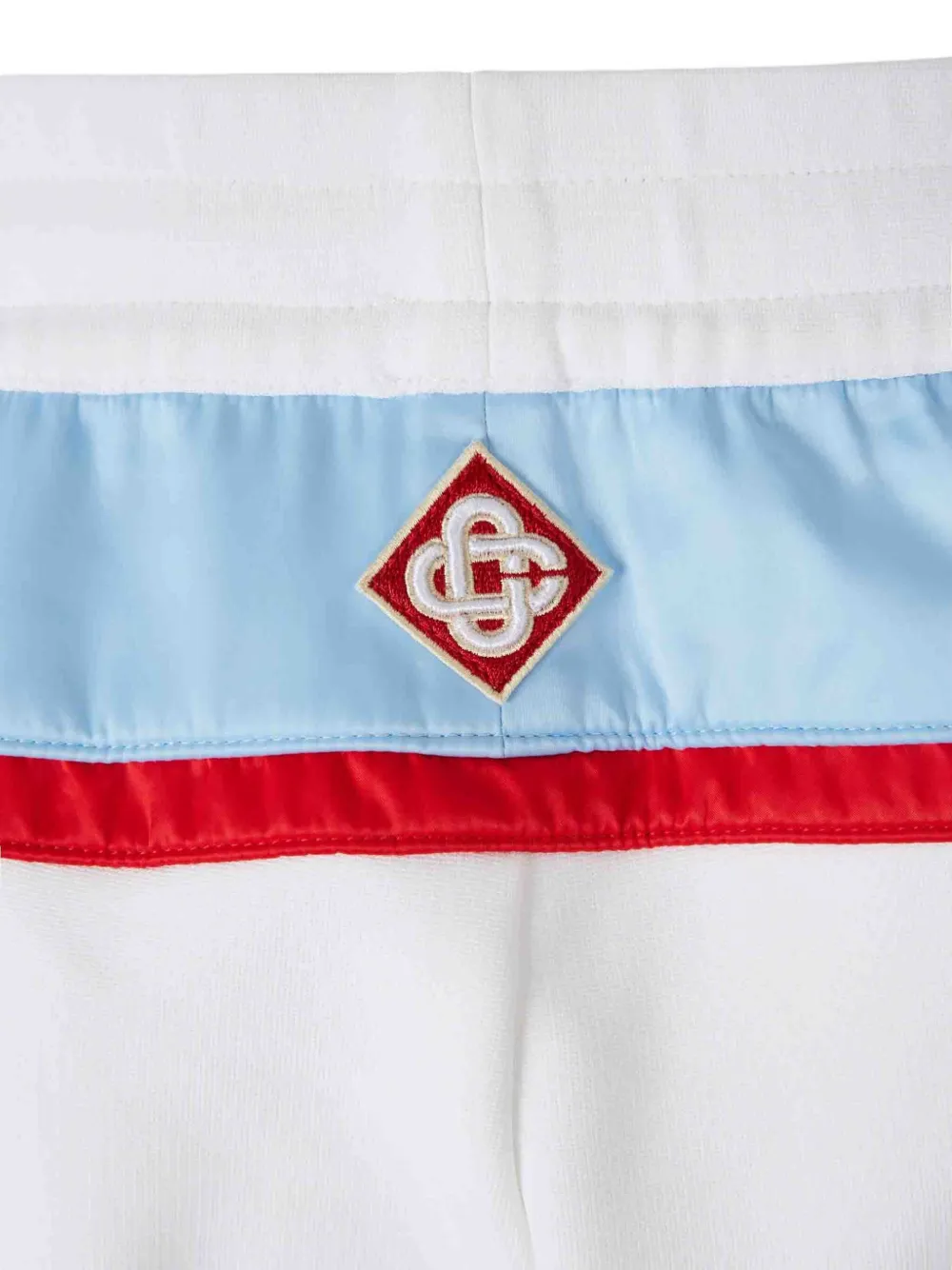 Casablanca Bermuda broek met zijstreep Wit