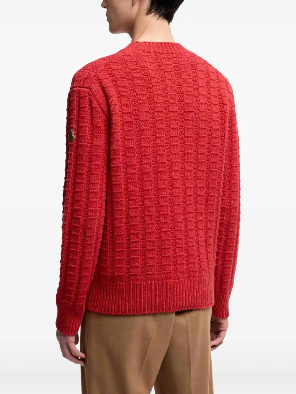 Moncler Trui van kasjmiermix Rood