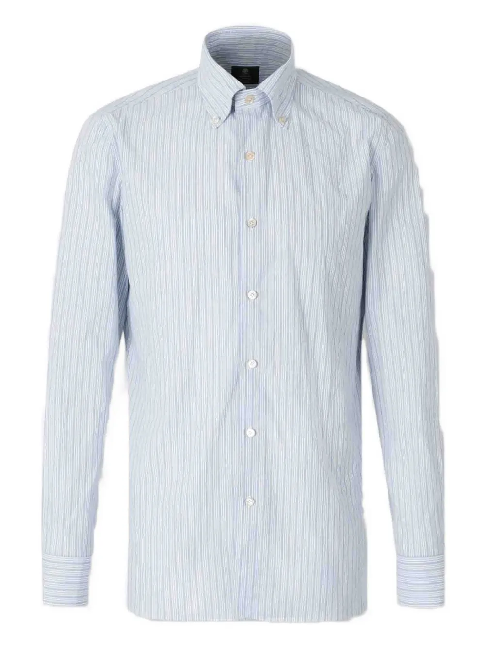 Luigi Borrelli buttoned striped shirt - Blu