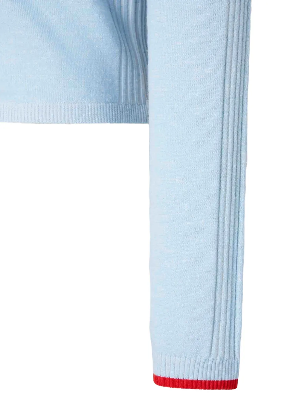 Casablanca Vest met geborduurde rits Blauw