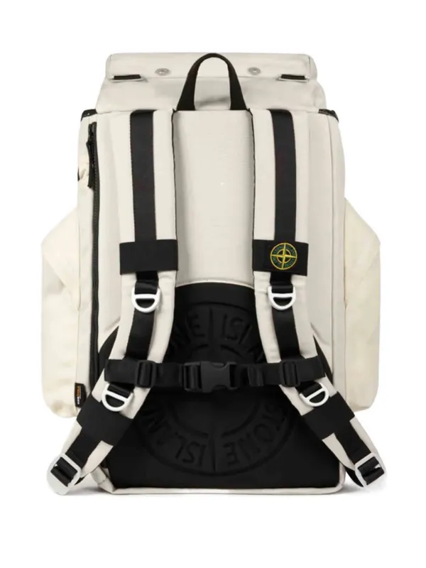 Stone Island Buckle Zip Backpack | Neutrals | FARFETCH