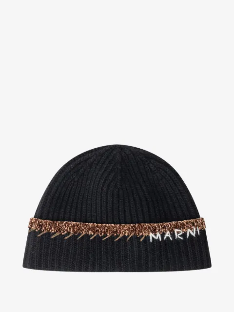 Marni Gorro com acabamento canelado