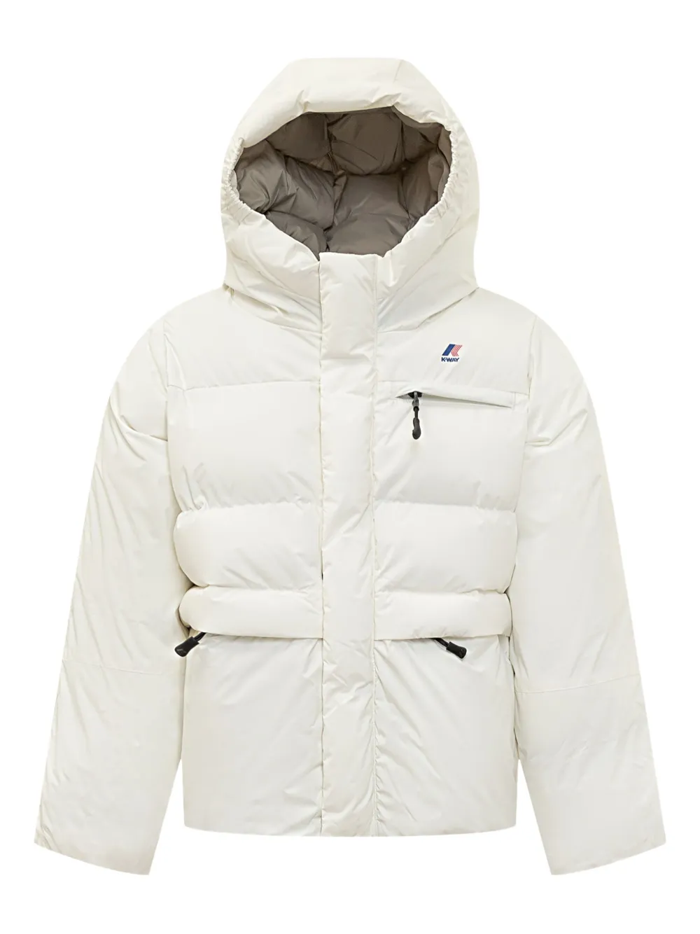 K Way Kids P.LE VRAI 4.0 AURELE hooded jacket | White | Image 1