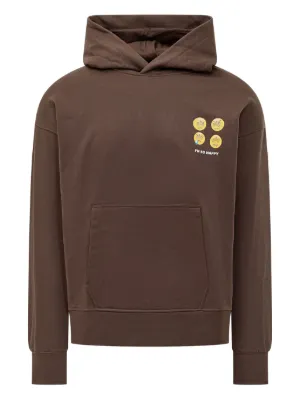 Jacquemus logo-patch Hoodie | Brown | FARFETCH
