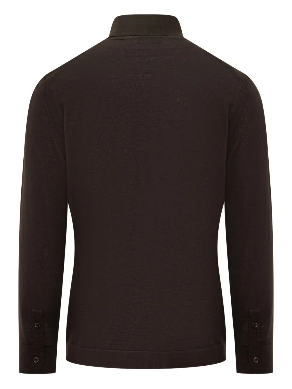 Zegna Cashseta buttoned shirt - Bruin
