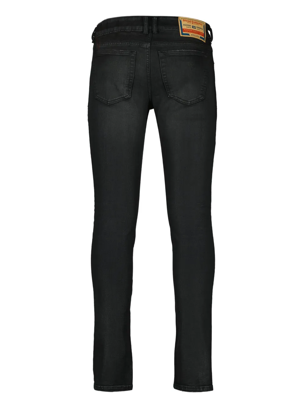 Diesel Sleenker 1979 gerafelde jeans - Zwart