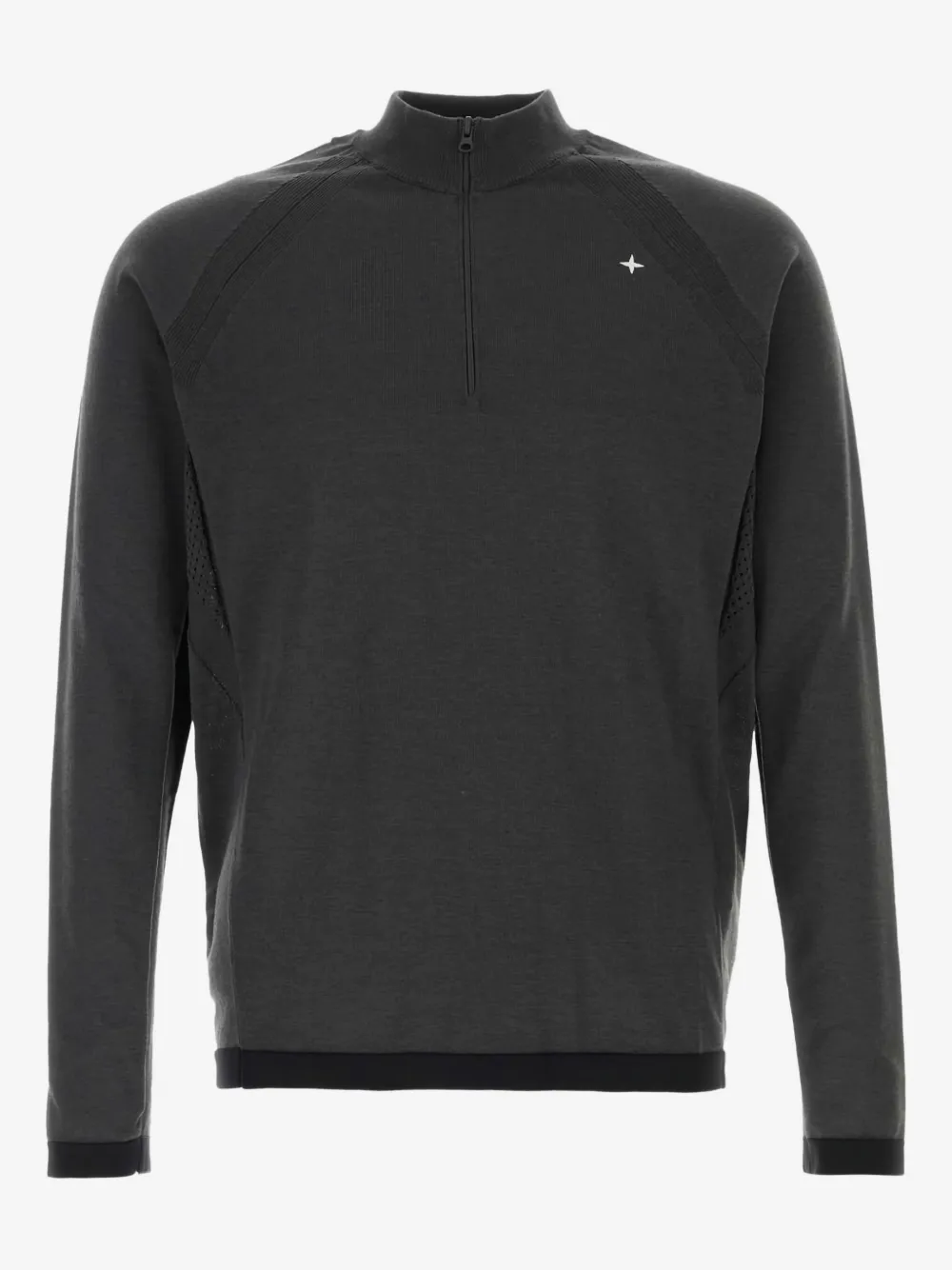 Stone Island zip-fastening polo shirt | Grey | Image 1
