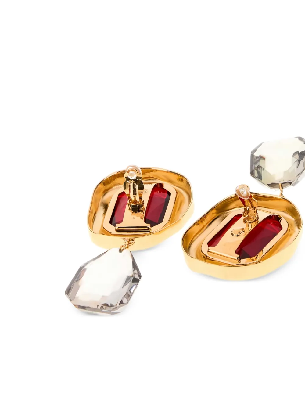 Givenchy Sculptural Crystal oorbellen - Goud