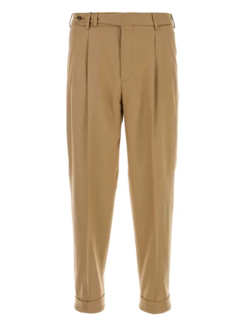 PT Torino pantalones rectos de lana virgen