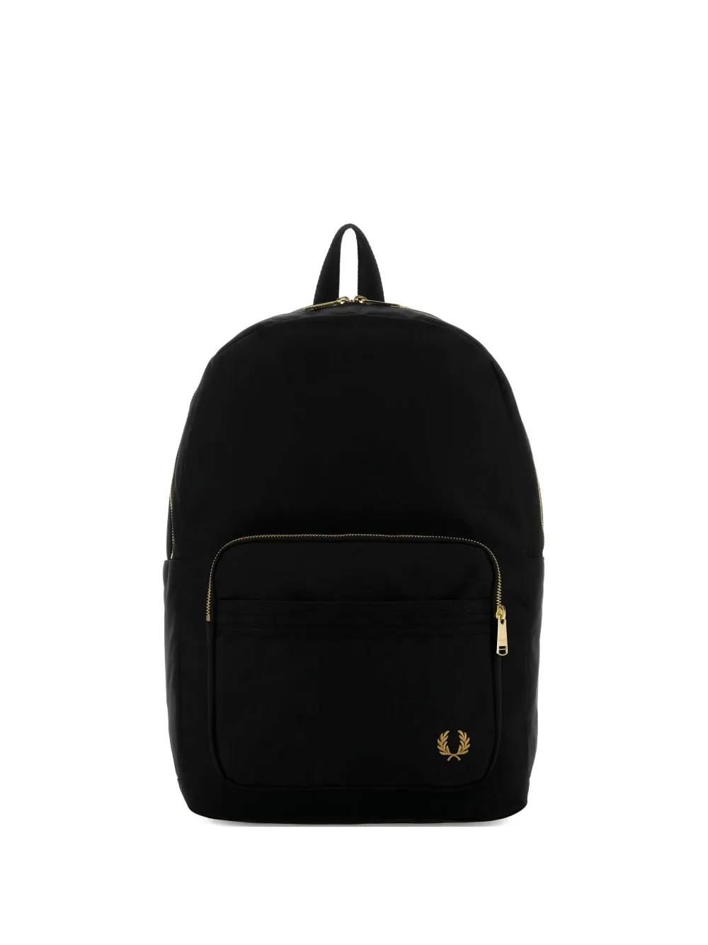 Fred Perry canvas backpack | Black | Image 1
