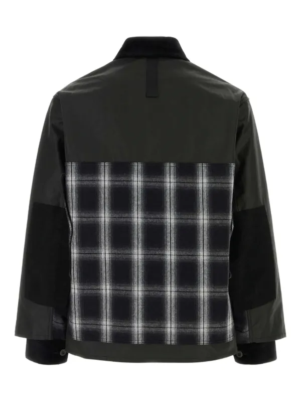 Junya Watanabe MAN チェック ジャケット | ブラック | FARFETCH JP