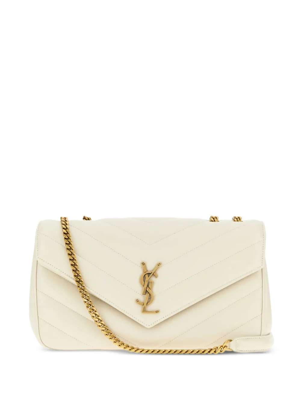 Saint Laurent Loulou Schultertasche - Nude