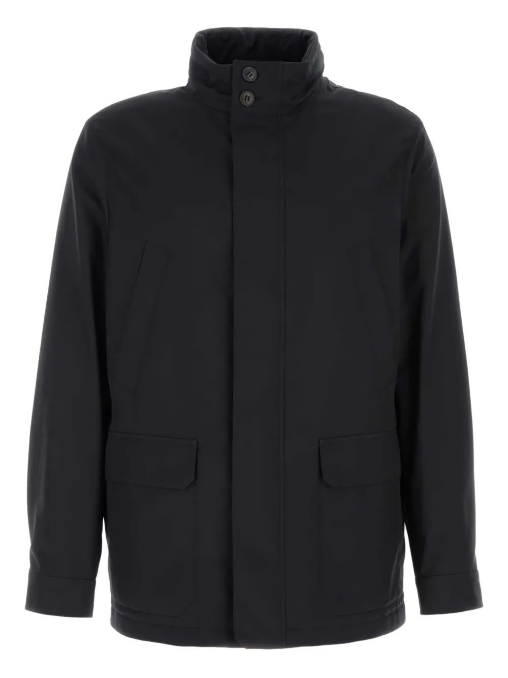 Zegna button wool jacket | Black | Image 1