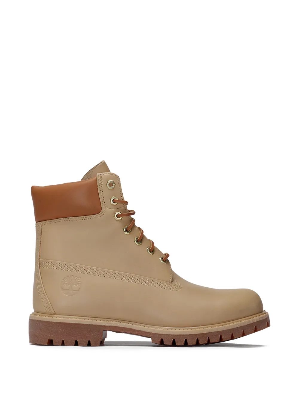 Timberland Premium 6-Inch lace-up leather boots - Toni neutri