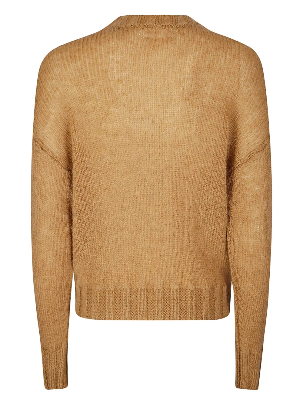 Handmade Lurex Longsleeve Sweater In Brown