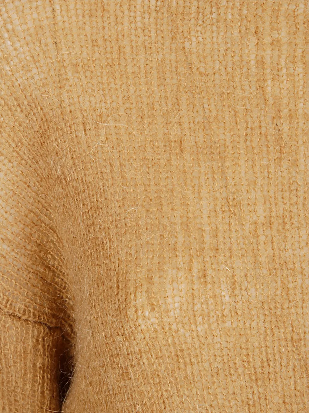 Handmade Lurex Longsleeve Sweater In Brown