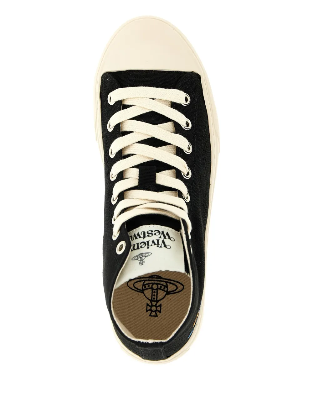 Vivienne Westwood high-top orb-detail sneakers Zwart