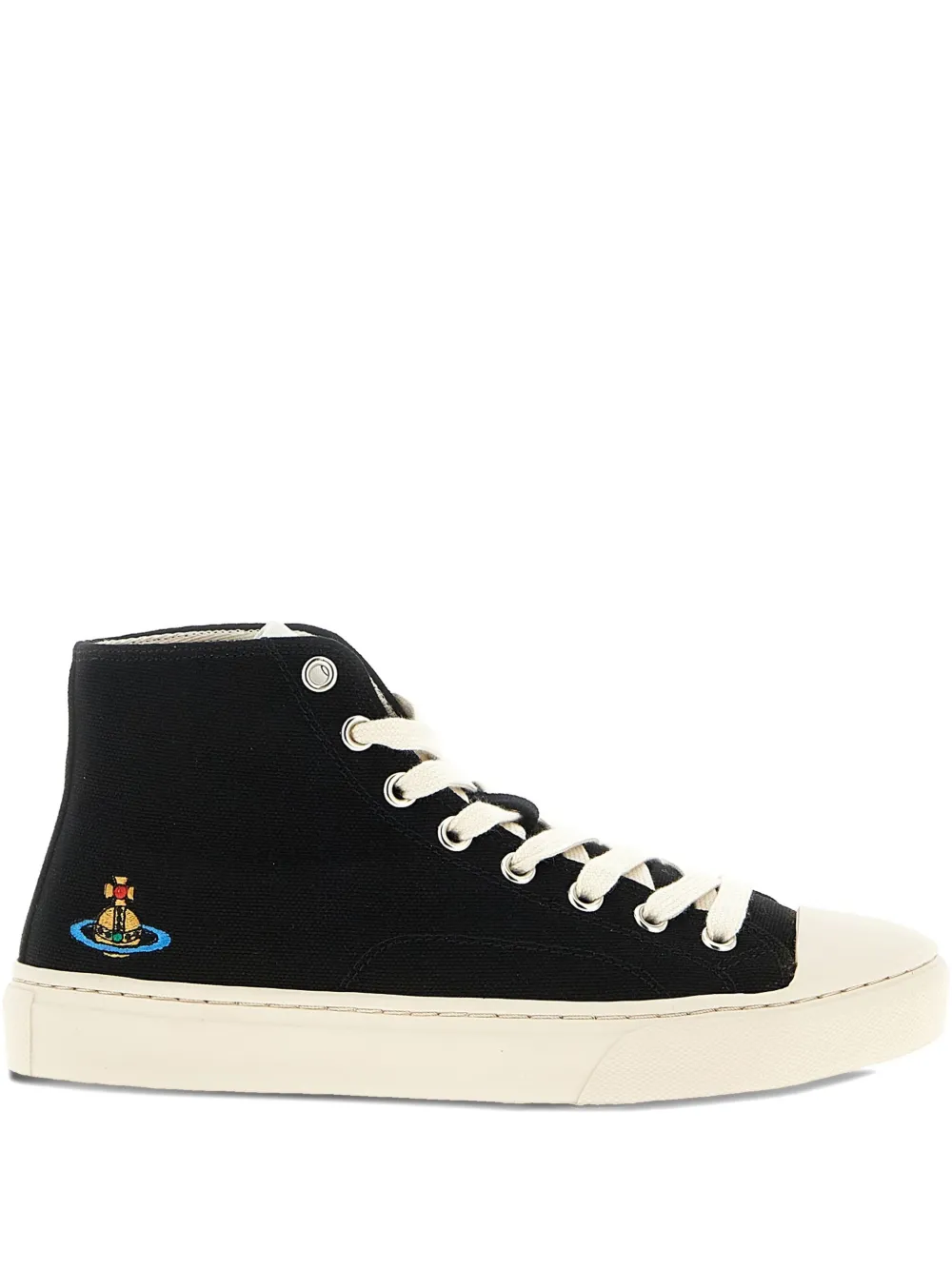 Vivienne Westwood high-top orb-detail sneakers Zwart