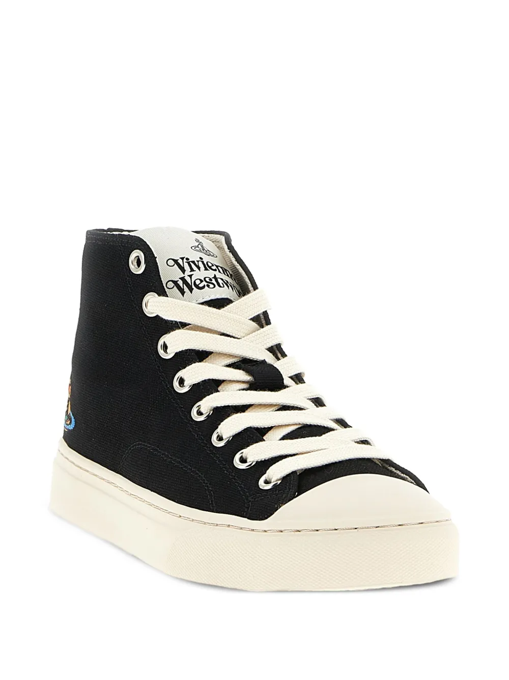 Vivienne Westwood High-top sneakers met Orb detail - Zwart