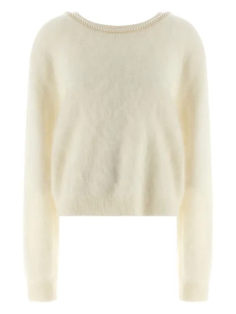 Bernadette Solène embellished-neckline sweater