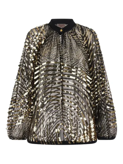 PUCCI Iride sequin-embellished blouse