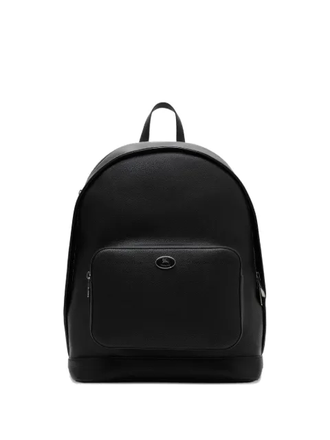 Burberry mochila de piel con placa del logo