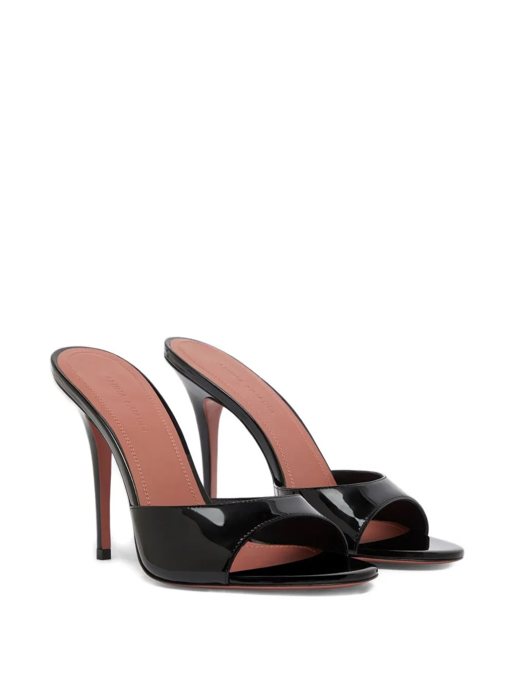 Amina Muaddi 105 mm Elodie sandalen Zwart