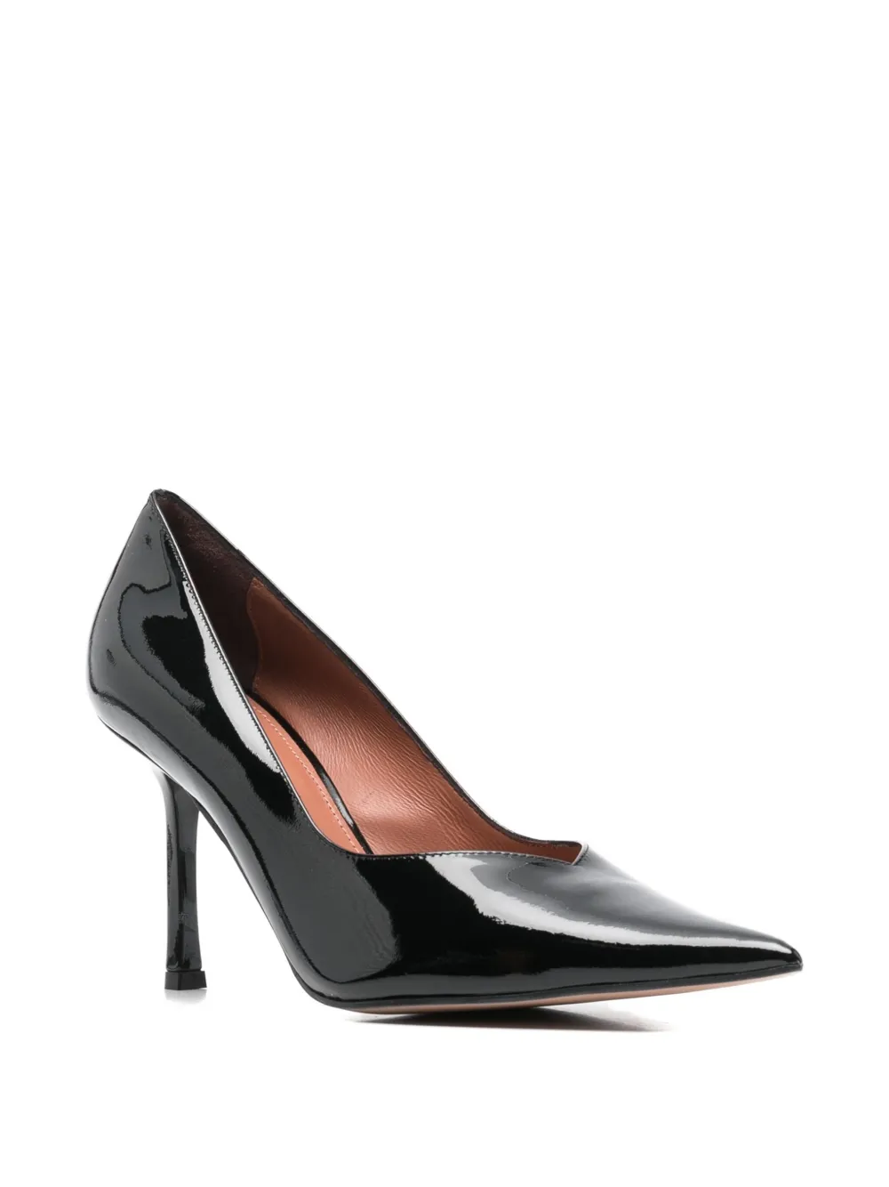 Aldo Castagna 85 mm Anya pumps met puntige neus Zwart