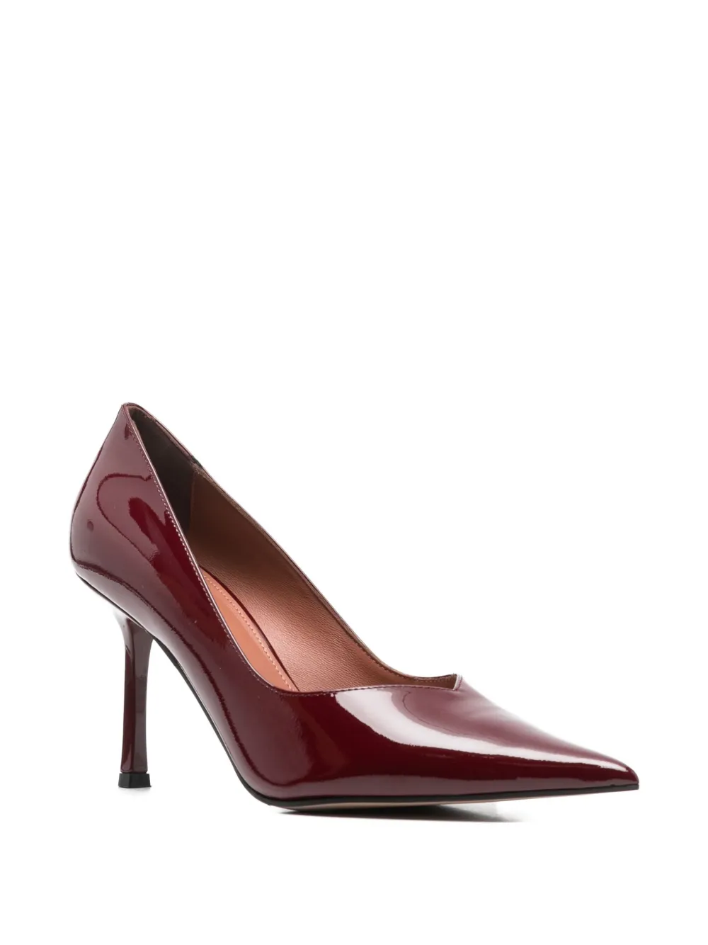 Aldo Castagna 85 mm Anya pumps met puntige neus Rood
